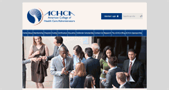 Desktop Screenshot of achca.org