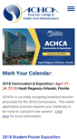 Mobile Screenshot of achca.org