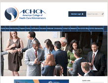Tablet Screenshot of achca.org